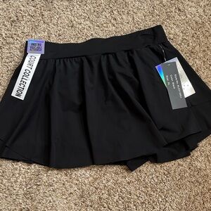 Black Tennis Skort